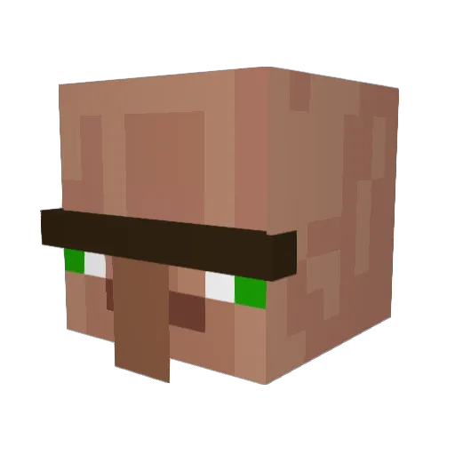 ShupaKbras Minecraft avatar head, 3D render