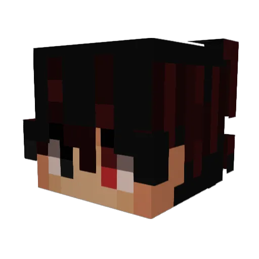 Shura_cc Minecraft avatar head, 3D render