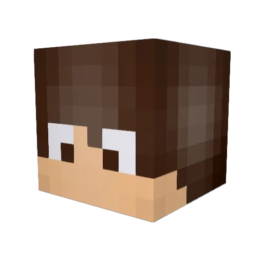 Shuriiken_BR Minecraft avatar head, 3D render