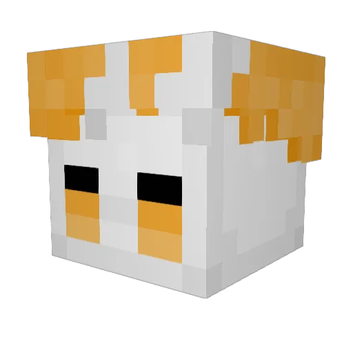 Shuriken20120 Minecraft avatar head, 3D render