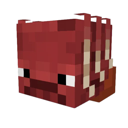 ShurikenMaru Minecraft avatar head, 3D render