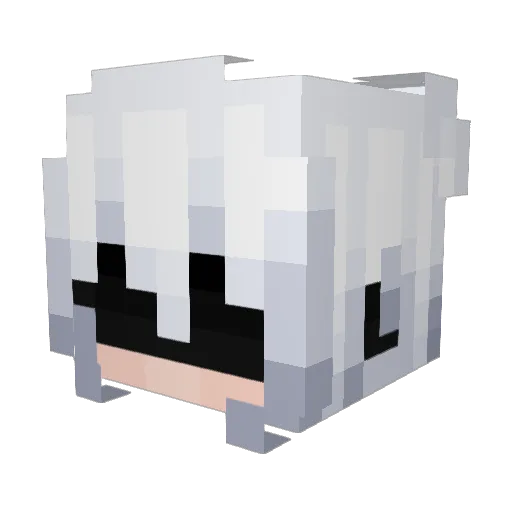 Shurimano Minecraft avatar head, 3D render