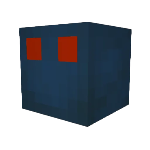 Shurix Minecraft avatar head, 3D render