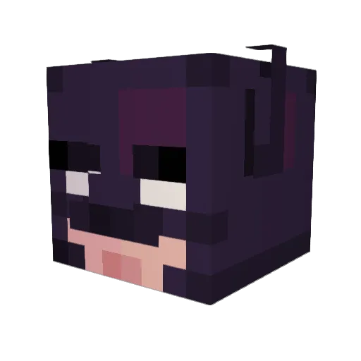 Shuru2447 Minecraft avatar head, 3D render