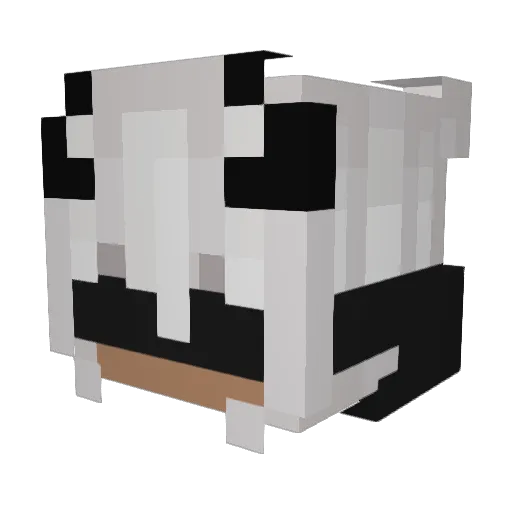 Shusheries Minecraft avatar head, 3D render