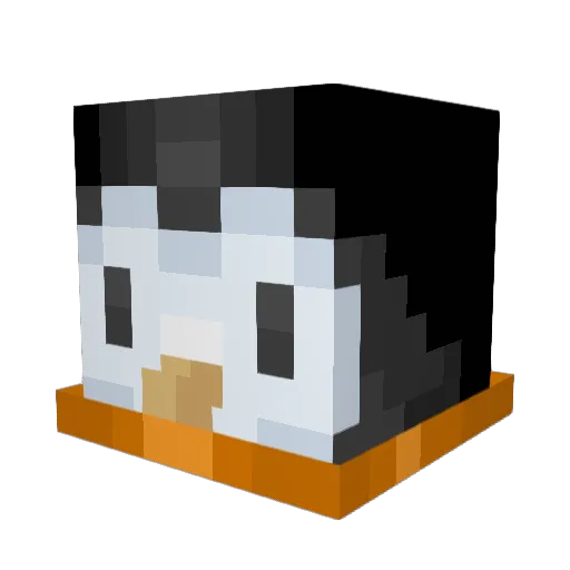 Shushi09 Minecraft avatar head, 3D render
