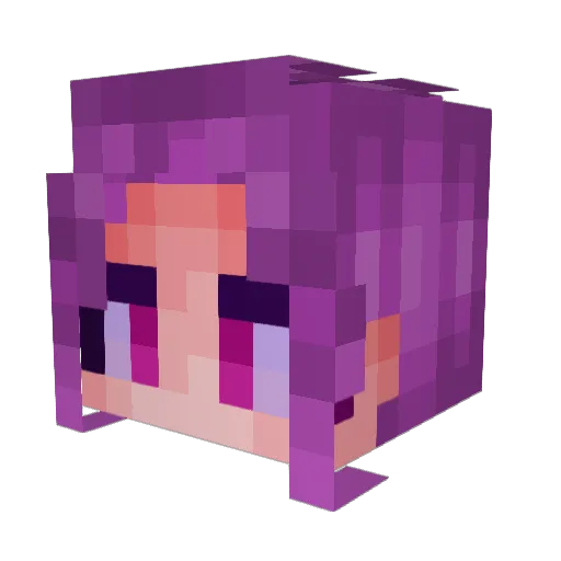 ShutYoMeowth Minecraft avatar head, 3D render