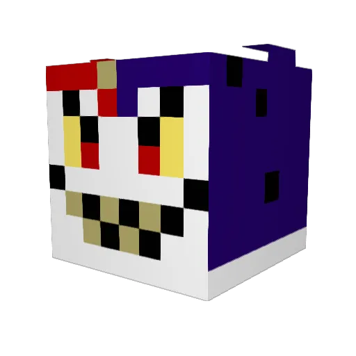 Shut_Nik24 Minecraft avatar head, 3D render