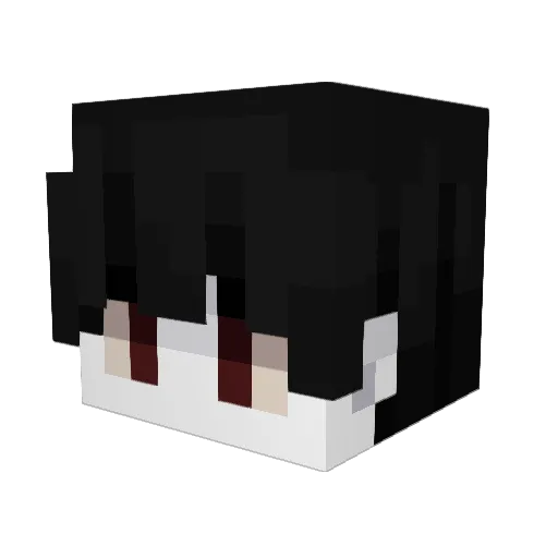 Shutsz Minecraft avatar head, 3D render