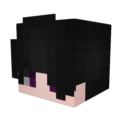 ShuyaaT_T Minecraft avatar head, 3D render