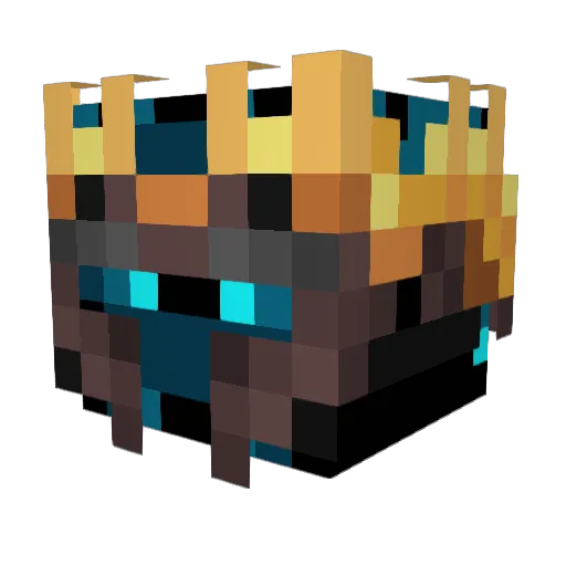 ShweeShadow18 Minecraft avatar head, 3D render