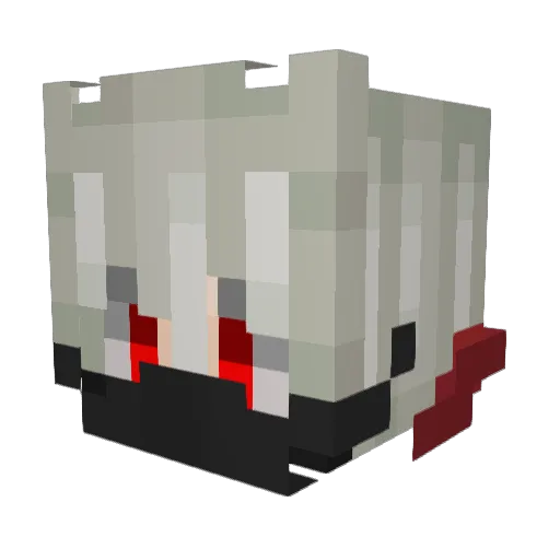 ShxrpDripzz Minecraft avatar head, 3D render