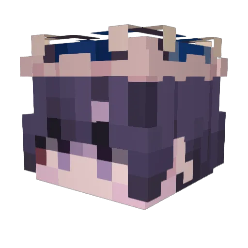 Shxyo_53 Minecraft avatar head, 3D render