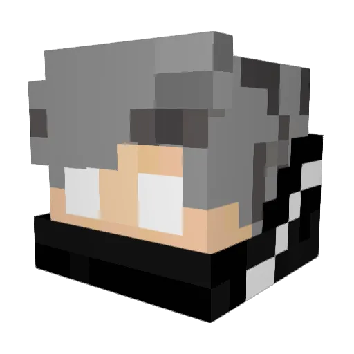 Shxz749 Minecraft avatar head, 3D render
