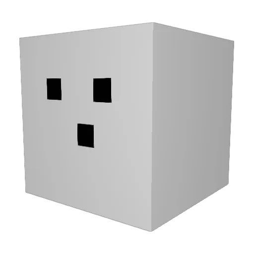 ShyAme_ Minecraft avatar head, 3D render