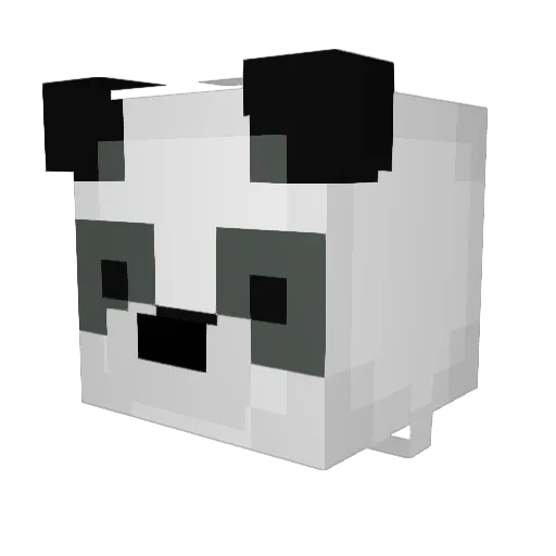 ShyPanda6839 Minecraft avatar head, 3D render