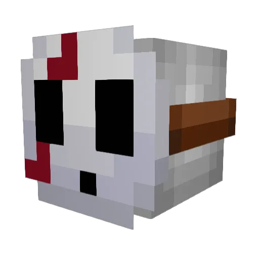 Shy_Guy____ Minecraft avatar head, 3D render