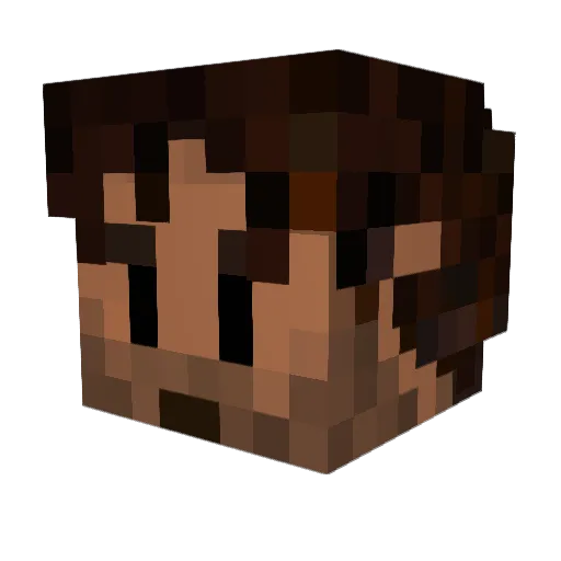 Shyam_914 Minecraft avatar head, 3D render