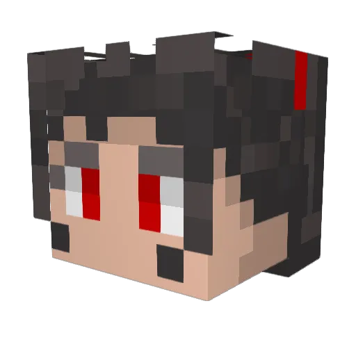 Shyca_AL Minecraft avatar head, 3D render