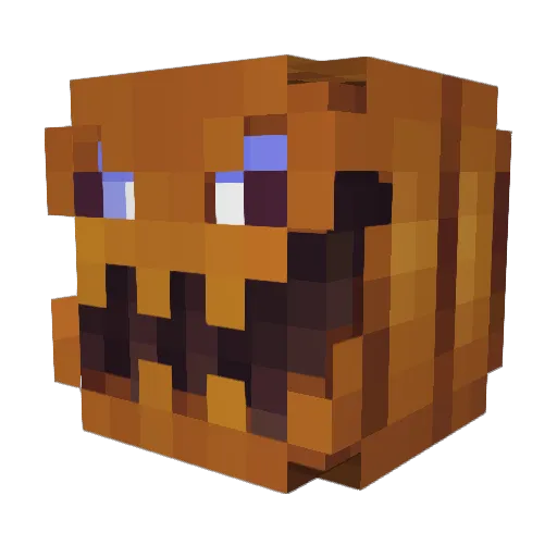 Shydore Minecraft avatar head, 3D render