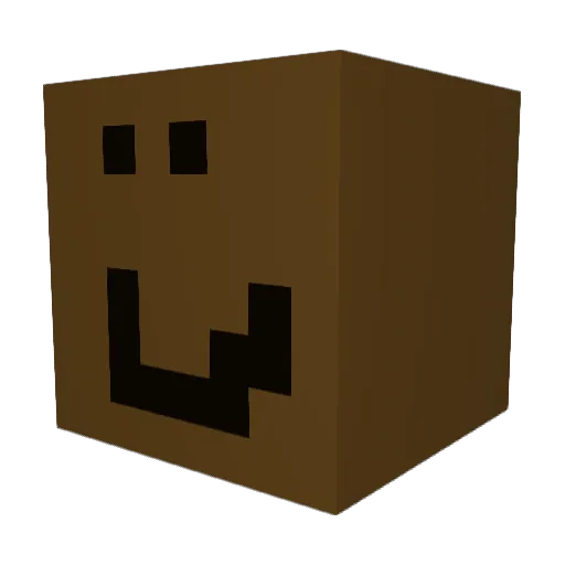 Shydory Minecraft avatar head, 3D render