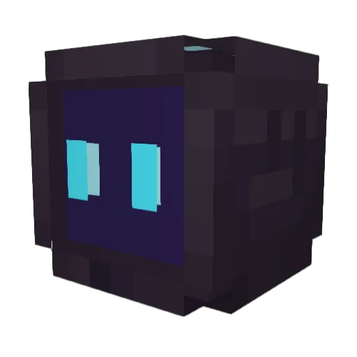 Shylwryn Minecraft avatar head, 3D render