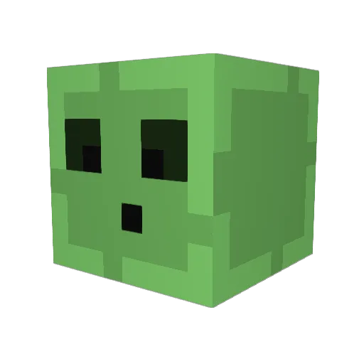 Shymonk Minecraft avatar head, 3D render