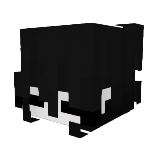 Shyndri Minecraft avatar head, 3D render