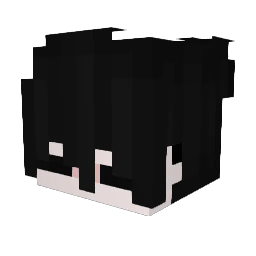 Shynoo_ Minecraft avatar head, 3D render
