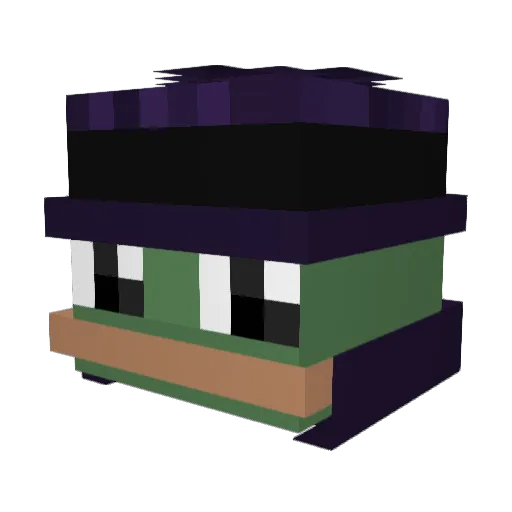 Shyoruki_GHG Minecraft avatar head, 3D render