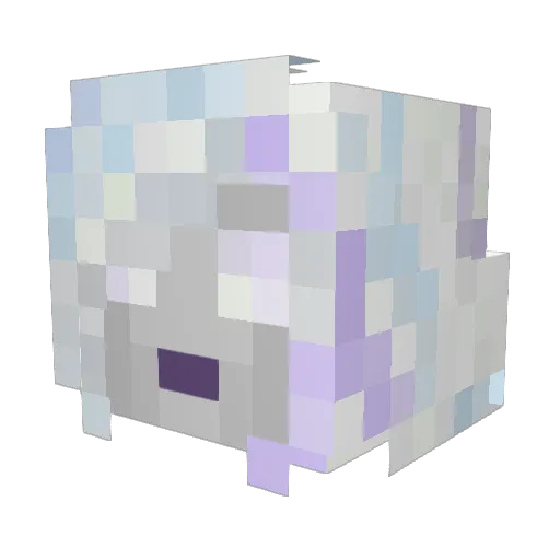 Shyorvion Minecraft avatar head, 3D render