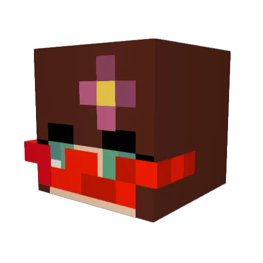 Shypancake Minecraft avatar head, 3D render
