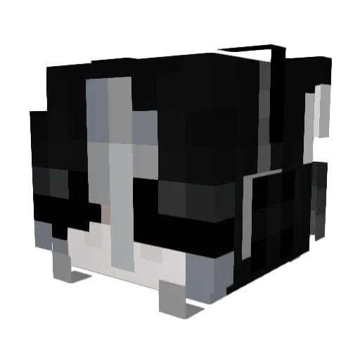 Shyren Minecraft avatar head, 3D render