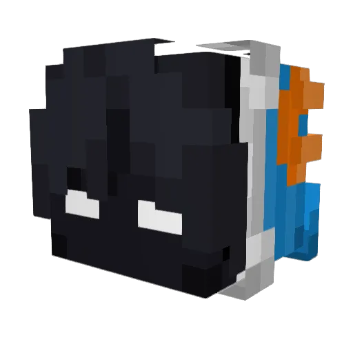 Shyri0 Minecraft avatar head, 3D render