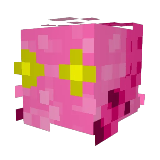 Shyzooka Minecraft avatar head, 3D render