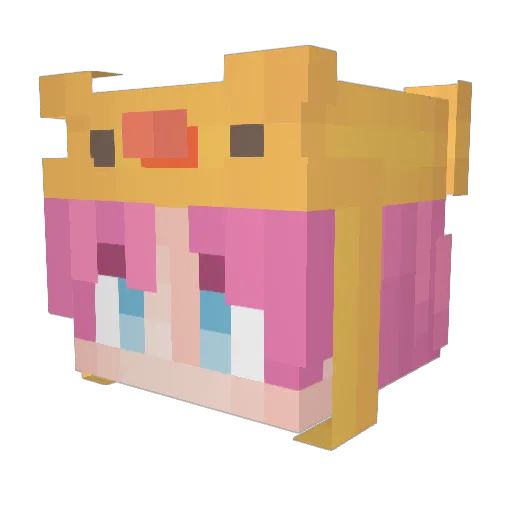 SiDaikiii Minecraft avatar head, 3D render