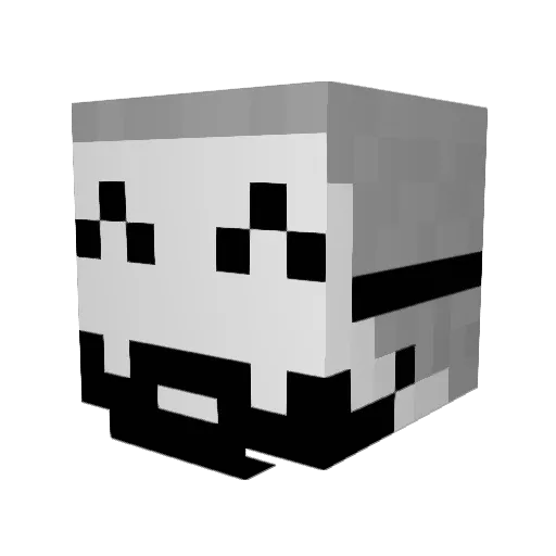 SiEstoyCheat Minecraft avatar head, 3D render