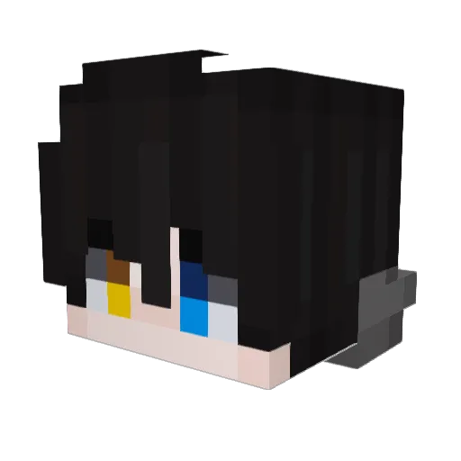 SiGe12 Minecraft avatar head, 3D render