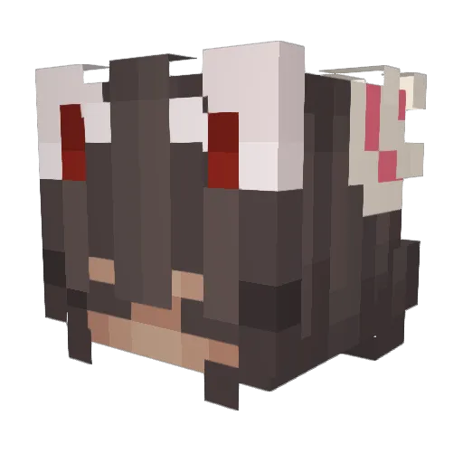 SiIac_ Minecraft avatar head, 3D render