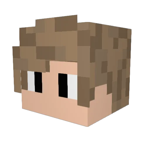 SiKo33 Minecraft avatar head, 3D render