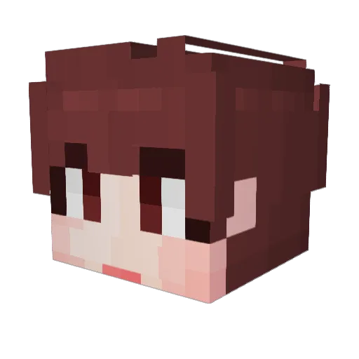 SiNamMan Minecraft avatar head, 3D render