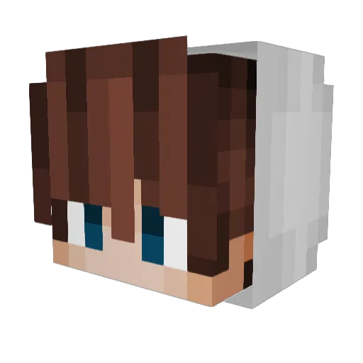 SiNgErSImEnMG_ Minecraft avatar head, 3D render