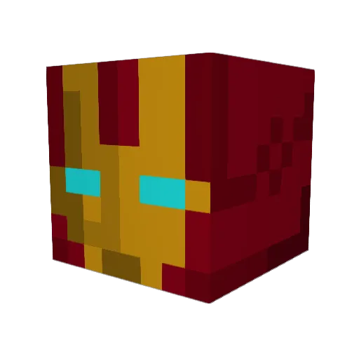 SiOLegend Minecraft avatar head, 3D render