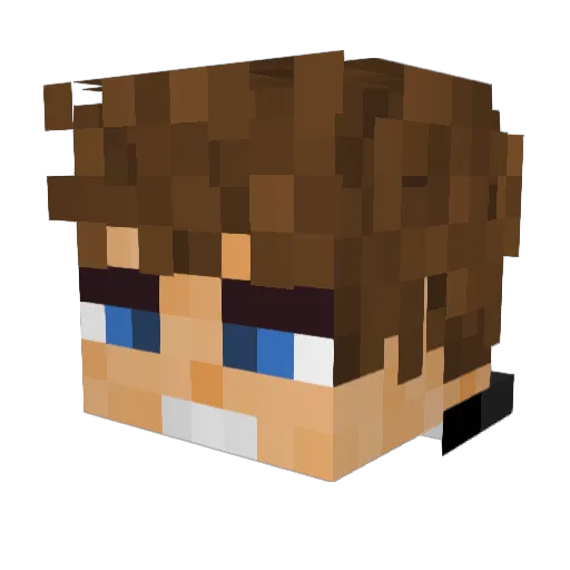 SiR_Random_M Minecraft avatar head, 3D render