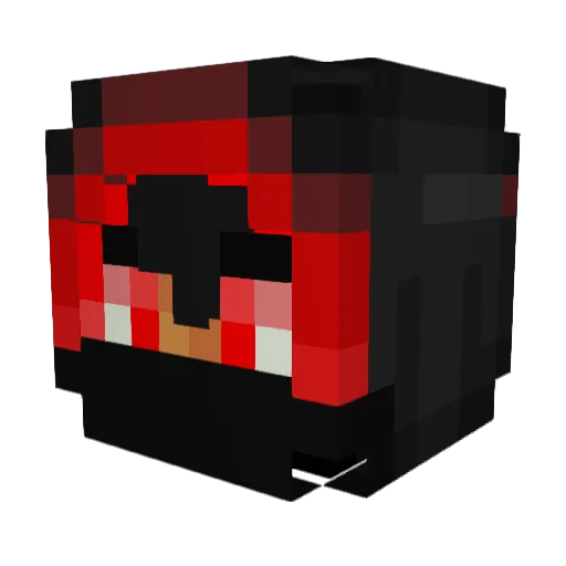 SiThaDrummer Minecraft avatar head, 3D render