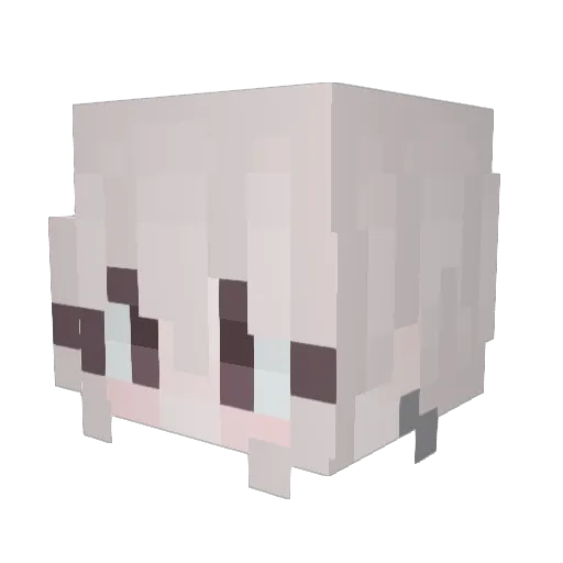 Si_Hwa_Yeon Minecraft avatar head, 3D render