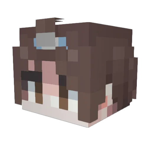 Si_Rui Minecraft avatar head, 3D render