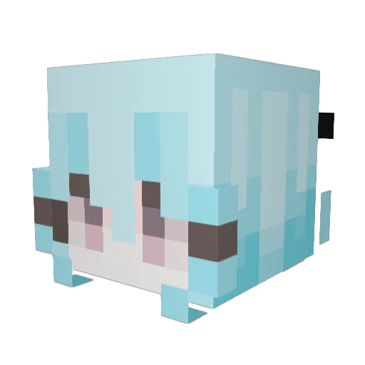 Sia12345678 Minecraft avatar head, 3D render
