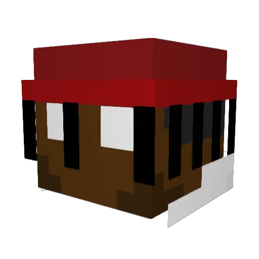 Siahdawgg Minecraft avatar head, 3D render