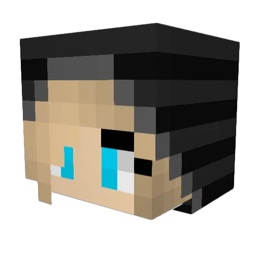 Siala03 Minecraft avatar head, 3D render